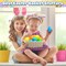 1000 PCS Plastic Easter Eggs Bulk, 2.4" Empty Easter Eggs Fillable for Easter Hunt, Candy Treats, Basket Stuffers Fillers, Theme Party Favor Decoration, Classroom Prize Supplies